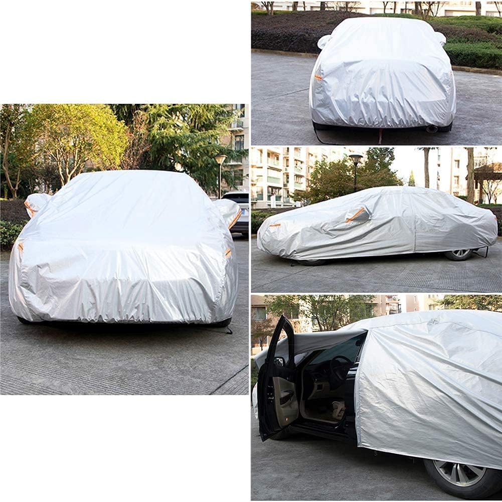 Kayme 6 Layers SUV Car Cover Custom Fit for Hyundai Palisade (2019-2025) Waterproof All Weather for Automobiles, Outdoor Full Cover Rain Sun UV Protection.Silver