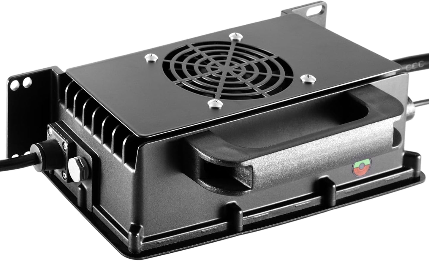 1400W Lead Acid Battery Charger 48 Volt 15 AMP 3-Pin Original Gray One-Piece Plug Club Car DS and Precedent Golf Carts