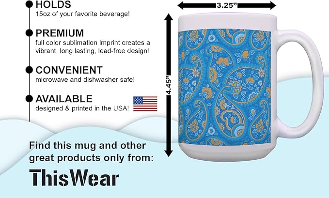 ThisWear Funny Dad Coffee Mug Your Financial Burden Dad Joke Gifts 15oz Ceramic Coffee Mug