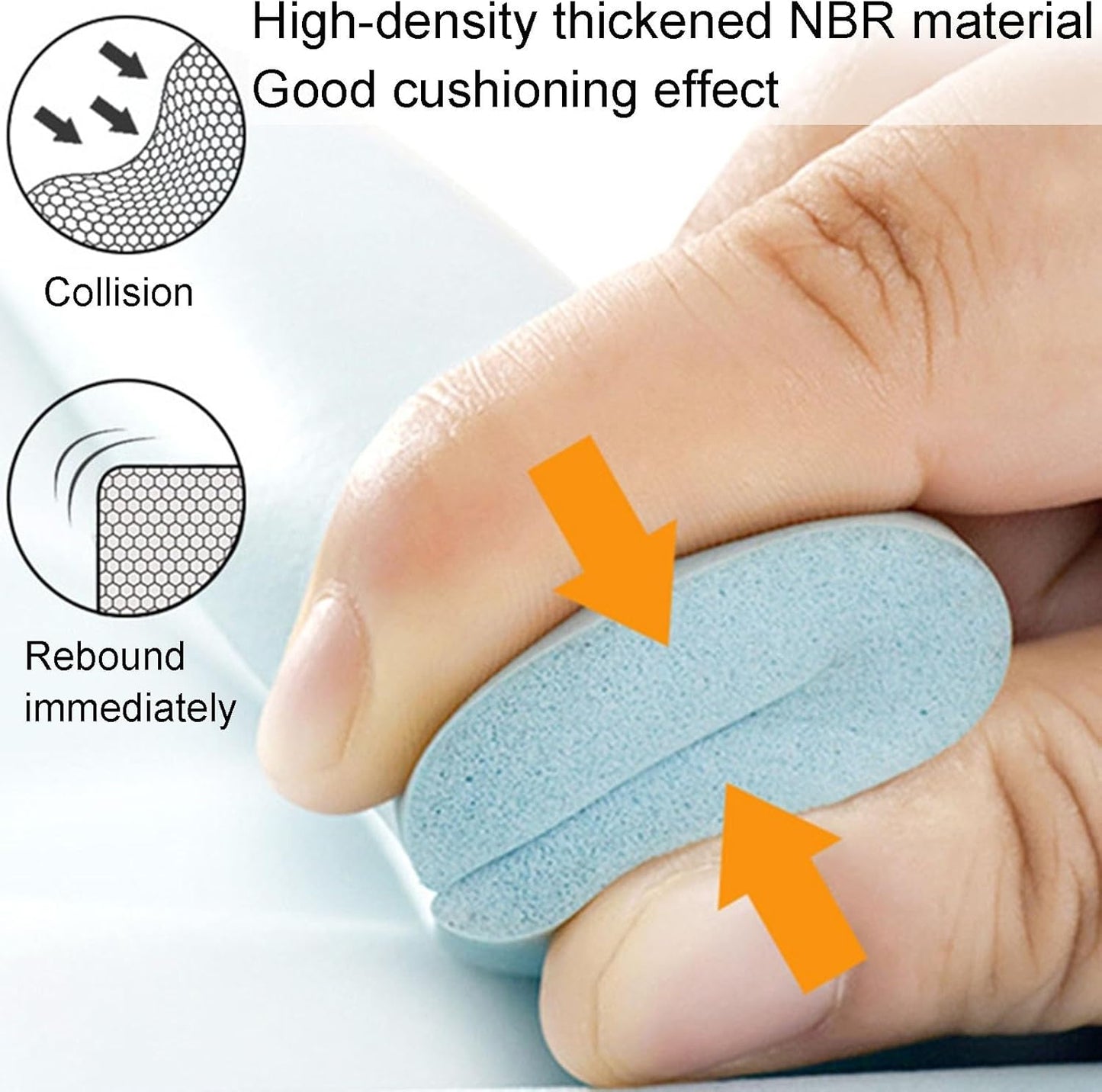 XPLKQXE Sharp Edge Safety Corner Edge Foam Padding, Edge Guards Bumpers Adhesive, Edge Corner Protector Guards for Table Edges & Sharp Corners(Woody,5pcs)