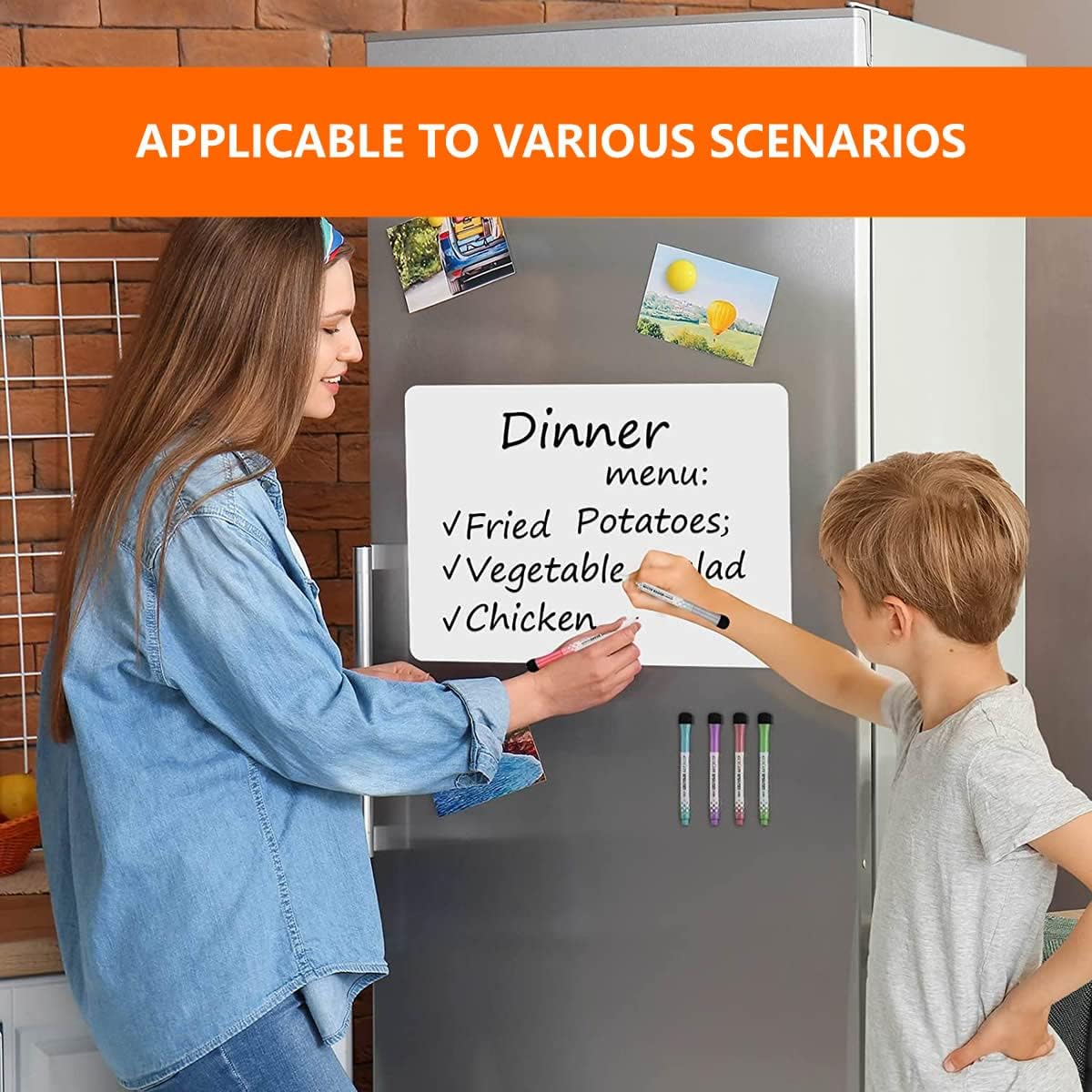 2 Pack Blank Car Door Magnet Sticker, Rounded Corners Magnetic Vehicle Sign, Perfect Magnet for Car to DIY Advertise Business and Cover Company Logo, Personalized Magnet Decal (24x12 inch)