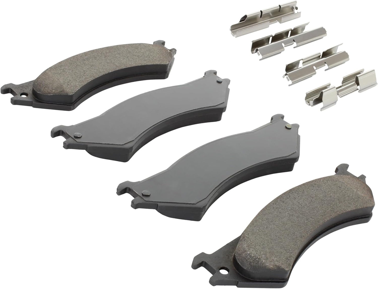 Premium Ceramic Rear Brake Pads (1001-0802C) Compatible with 1999-2007 Ford (E-150/E-250/E-250 Econoline/E-350 Club Wagon/E-350 Econoline/E-350 Econoline Club Wagon/E-350 Super Duty)