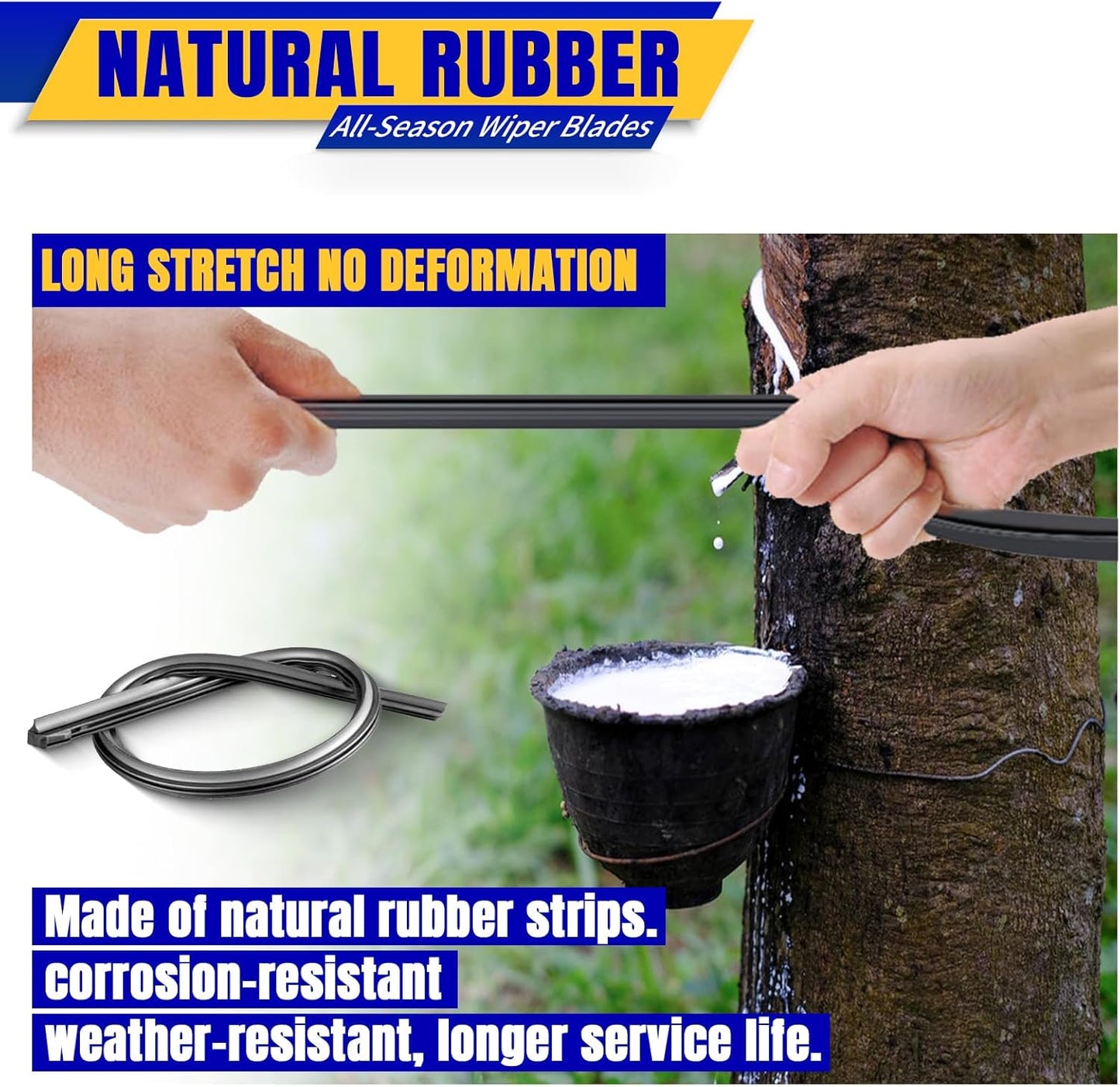 2 wipers Replacement for 2017-2018 2021 Toyota Prius Prime, Windshield Wiper Blades Original Equipment Replacement - 28"/16" (Set of 2)