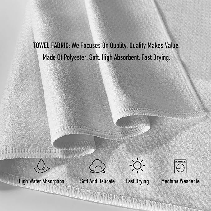 Beach Funny Kitchen Towels for Home Decor Starfish Seahorse Scallop Ocean Themed Summer Dish 16x24 Inch Seasonal Ultra Absorbent Bar Hand Towel Bathroom Farmhouse Set of 2-Blue