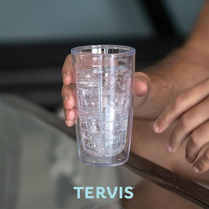 Tervis 1335647 Peanuts - Dream Floral Insulated Tumbler with Wrap and Frosted Lid, 16oz, Clear