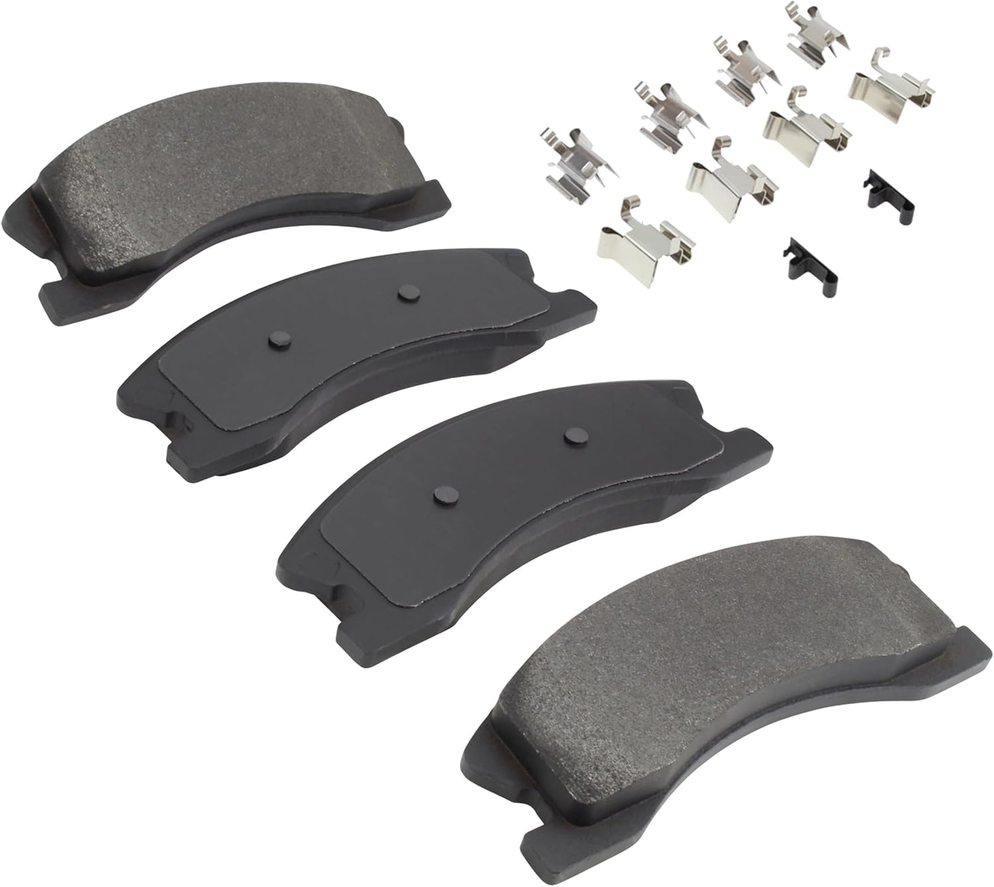 Premium Semi-Metallic Front Brake Pads (1001-0945M) Compatible with Jeep Grand Cherokee 1999-2004