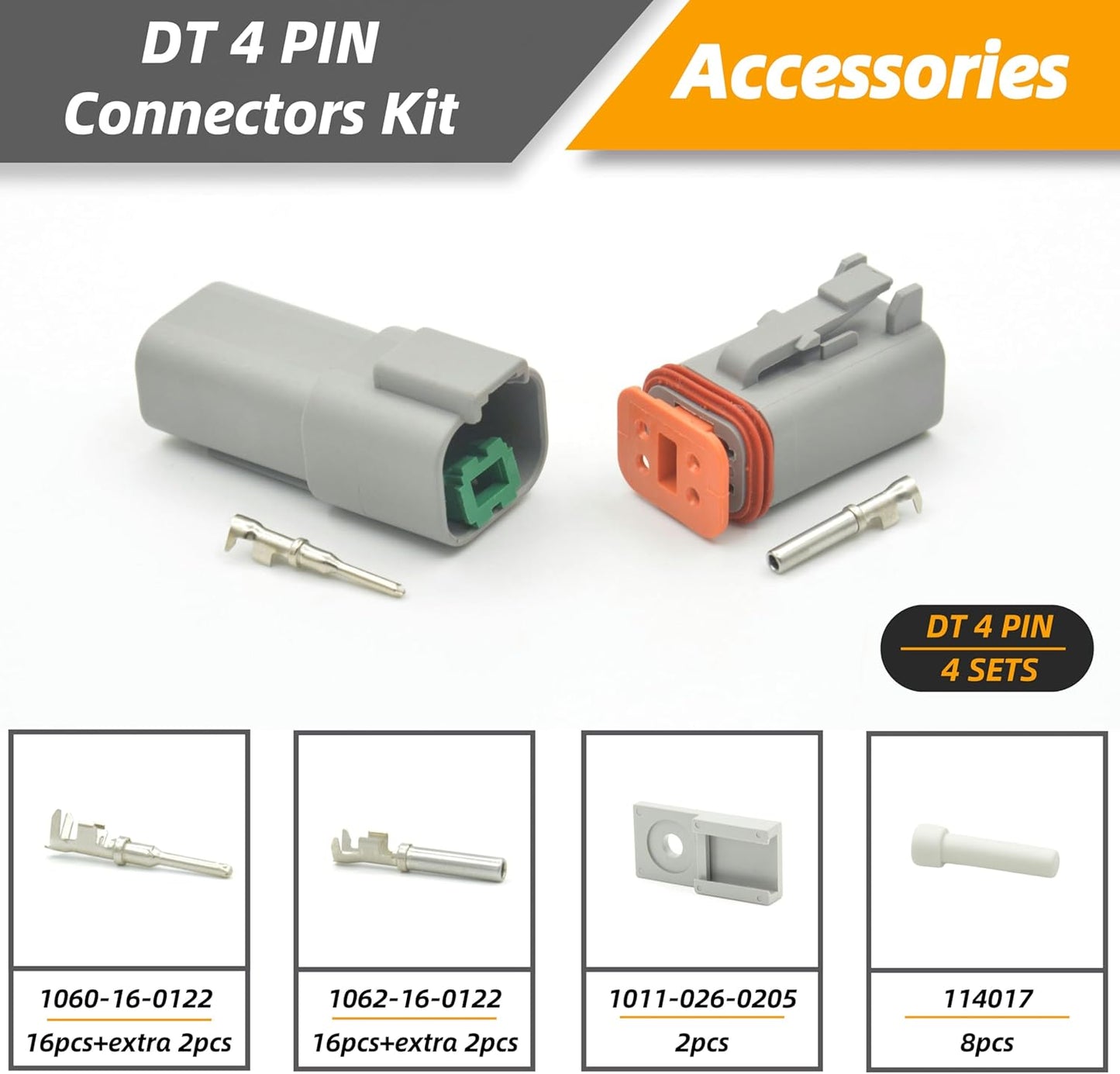 DT Kit for Car Motorcycle Boat (4PIN 4SET)