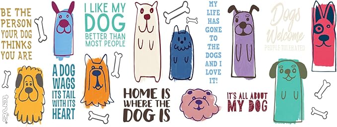 Tervis Dog Sayings Made in USA Double Walled Insulated Tumbler Travel Cup Keeps Drinks Cold & Hot, 16oz Mug, Classic