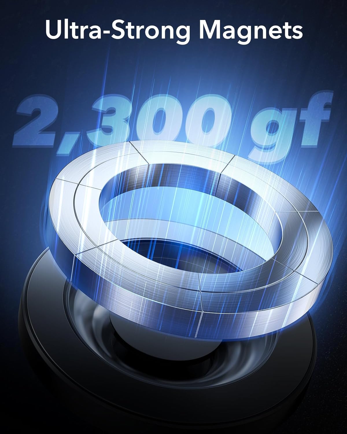 ESR for MagSafe Car Mount, Air Vent/Dashboard Magnetic Phone Holder for Car,Car Phone Holder Mount for iPhone 16/16e/15/14/13/12/Samsung, All Smartphones(2 Metal Rings included),Charging Not Supported