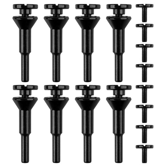 Die Grinder Accessories 3/8" & 1/4" Arbor Hole, 8 Pack Mounting Mandrel for Die Grinder Cut Off Wheel Drill Bits Tool