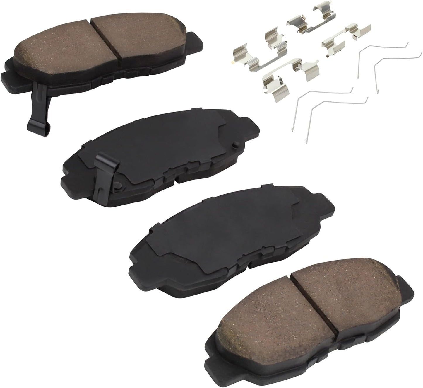 Premium Ceramic Front Brake Pads (1001-1578C) Compatible with Honda Civic 2012-2015