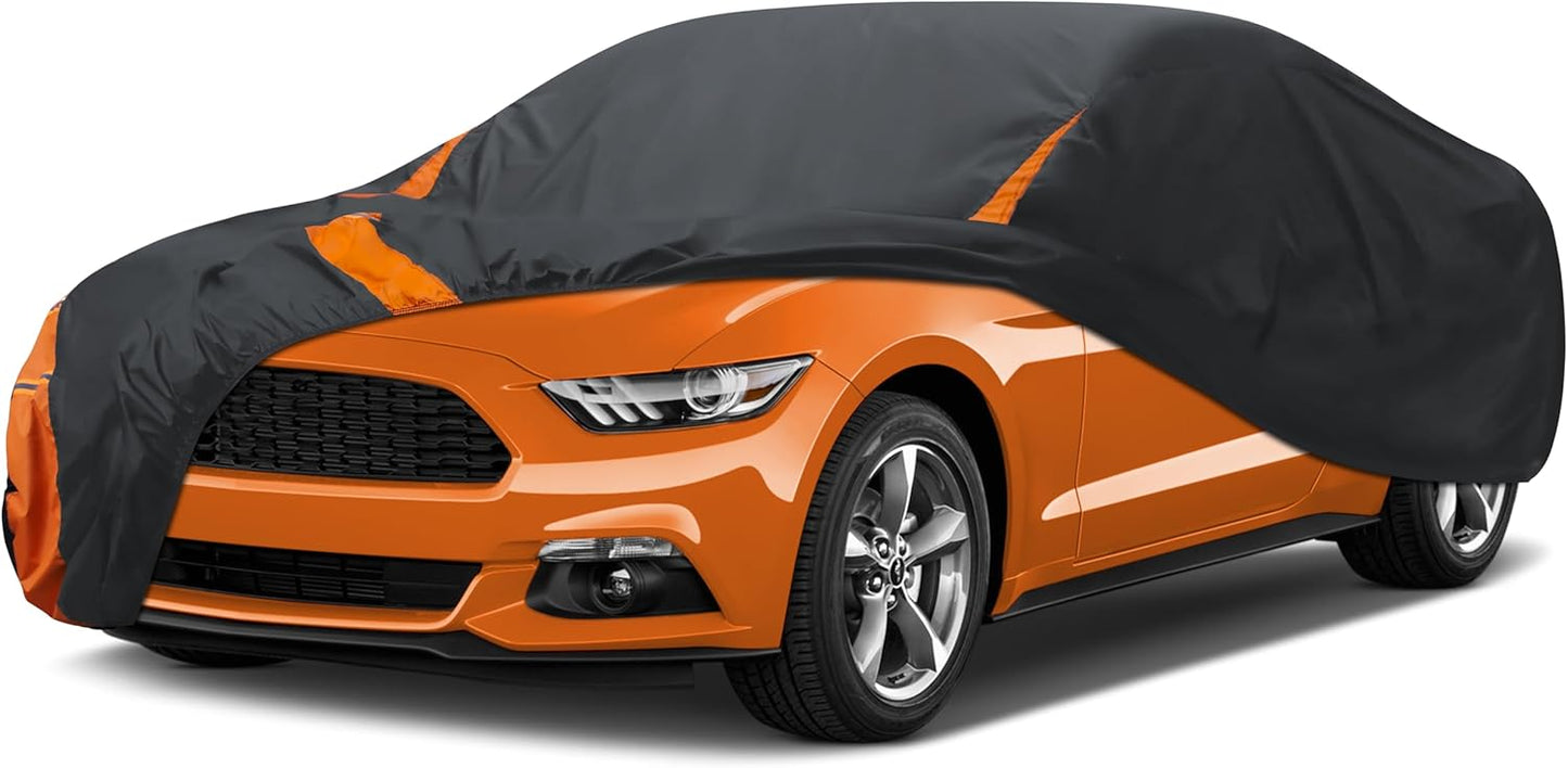 in Full Exterior Car Cover All Weather, Waterproof,UV Resistant, Dustproof, Fit Coupe Mazda Miata/MX-5, BMW Z1/Z3, Honda S2000, Chrysler Crossfire, Saturn Sky,Audi TT,Fiat 124,SLK etc.Size C1