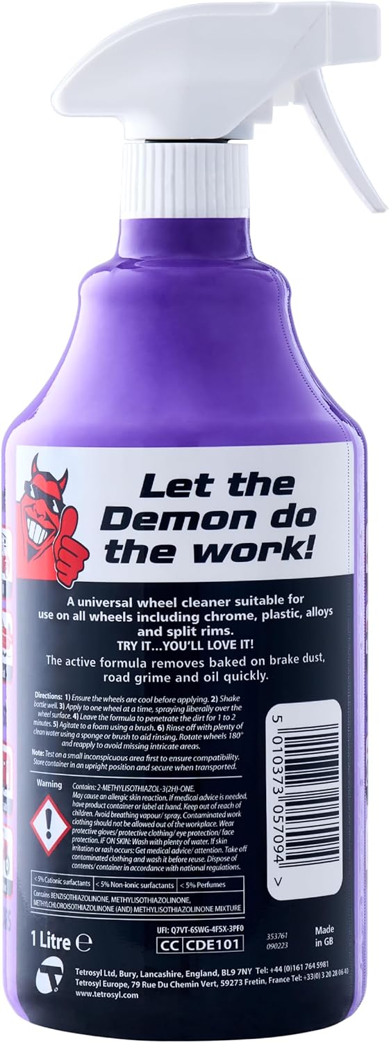 Demon Wheels 34 fl Oz (1L) - Fast Wheel Cleaner