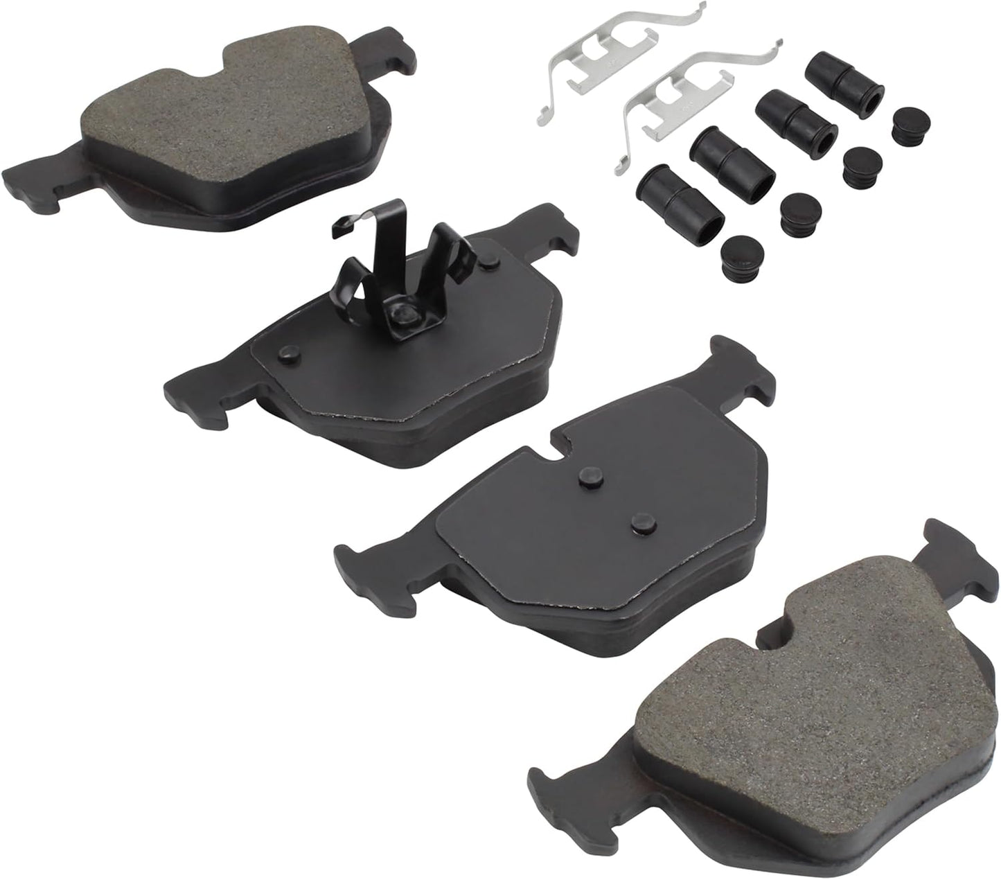 Premium Semi-Metallic Rear Brake Pads (1001-1170M) Compatible with 2006-2015 BMW (330i/330xi/335d/335i/335i xDrive/335is/335xi/X1)