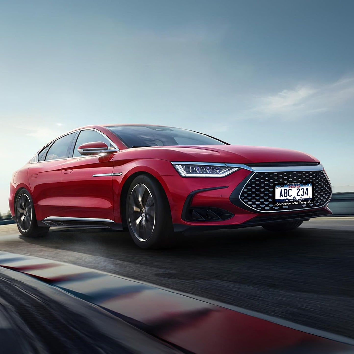 I Hope Something Good Happens to You Today License Plate Frame Lucky License Plate Holder Funny Stainless Steel Accessories Cars Decor with 2 Holes and Screws Fits Standard Us Ca Vehicles 12.2 X 6 in