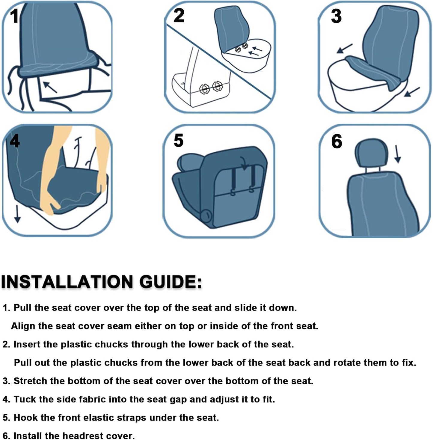 GIANT PANDA Front Seat Cover for Nissan, 3D Air Mesh Car Seat Covers Custom Fit Nissan Rogue Altima Sentra Versa Kicks Frontier Murano Pathfinder Maxima (Red) 2-Pack
