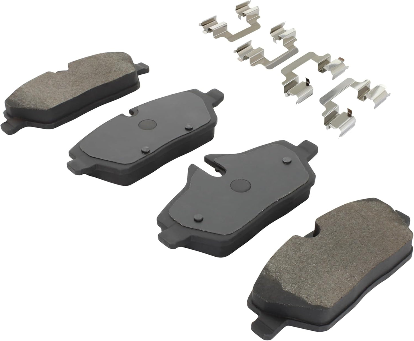 Premium Semi-Metallic Front Brake Pads (1001-1308M) Compatible with Mini Cooper 2007-2016