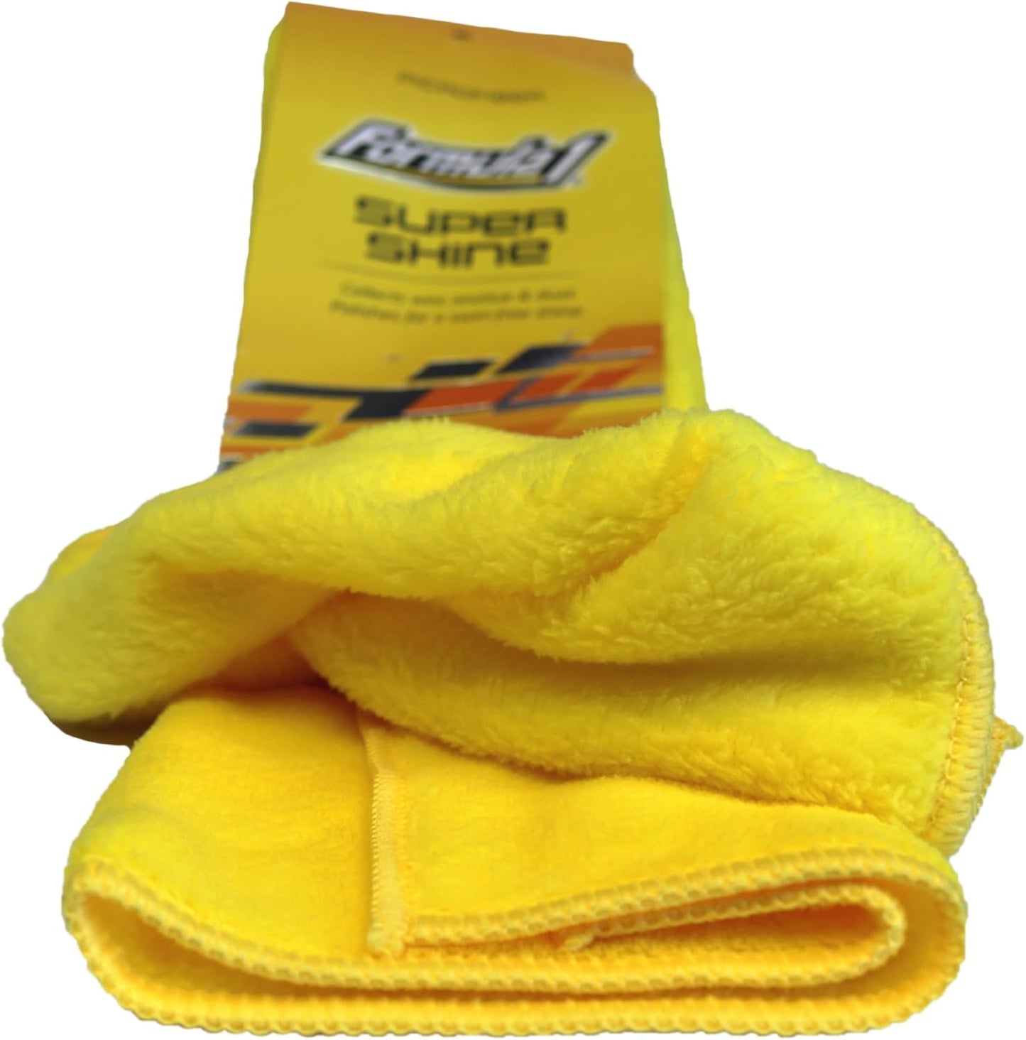 Formula 1 Super Shine Microfiber Towels - For Heavy Polishing or Light Dusting - 16" x 16" - Set of Two