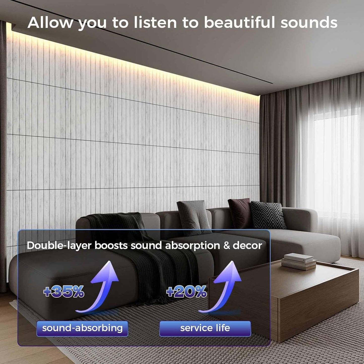 12 Pack Large Soundproof Wall Panels, 15.7 x 15.7 x 0.47 in Sound Proof Foam Panels for Walls, 1.2lb/ft³ High Density, Thicker 0.47in, Acoustic Panels, Sound Dampening Panels Gray