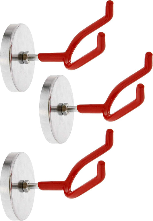 TCP Global Brand Magnetic Paint Spray Gun Holder Stand for Gravity Feed Cup HVLP, Spray Booth, Body Shop Wall (Pack of 3)