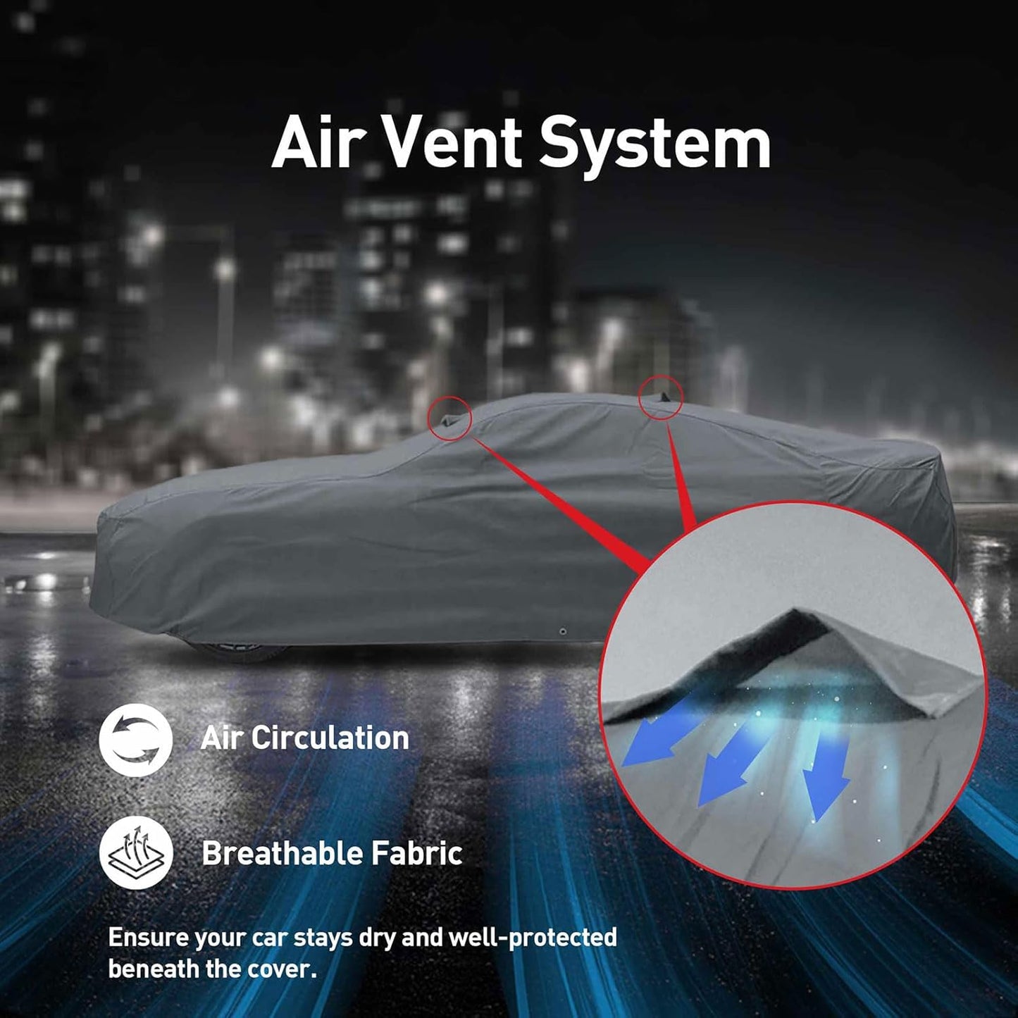 DaShield Ultimum Series Cadillac Eldorado 1979-1985 Coupe All Weather Protection Semi Custom Fit Dust, Sun, Snow, Rain Protection Indoor Outdoor