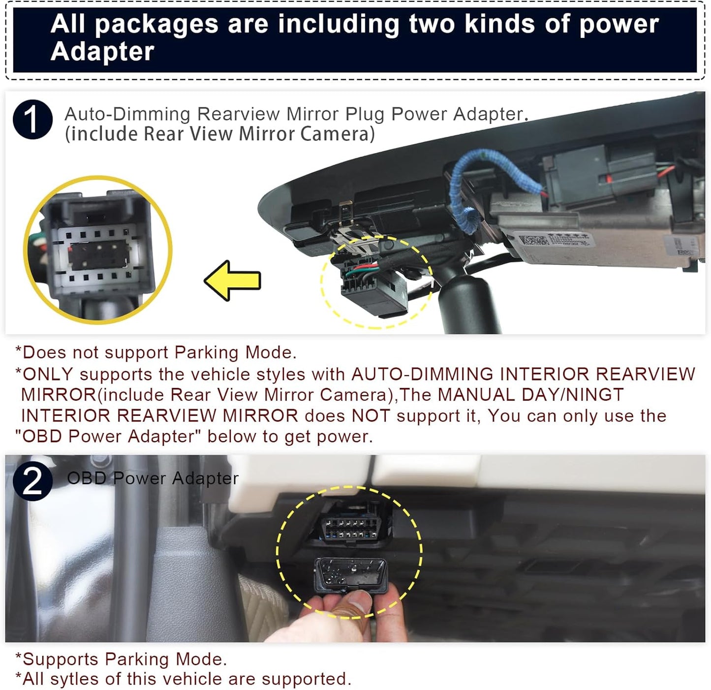 Front 4K & Rear 1080P Dash Cam Custom fit for GMC Yukon, Yukon XL 2021-2022 (Model B), SLE SLT AT4 Denali, Integrated OEM Look, UHD 2160P Video, G-Sensor, Loop Recording, 128GB Card