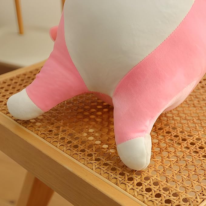 WUYU Lovely Plush Cat Doll Cute Cartoon Soft Stuffed Kitten Pillow Long Throw Sleeping Pillow Doll Toy Gift for Kids Girlfriend Multiple Size (Pink,150cm/59in)