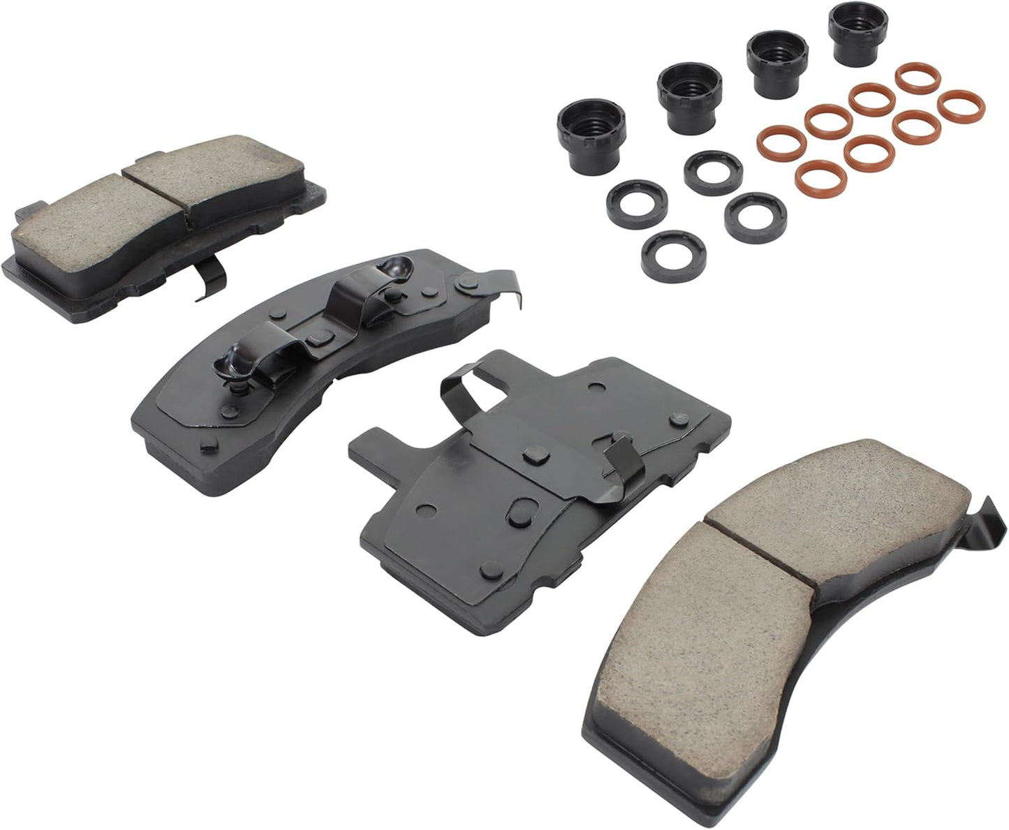 Premium Ceramic Front Brake Pads (1001-0845C) Compatible with 1988-2002 Chevrolet/Dodge/GMC (C1500/C2500/C3500/C3500HD/Cargo Van/Express 2500/Express 3500/G30/G3500/K1500/K2500 & More)