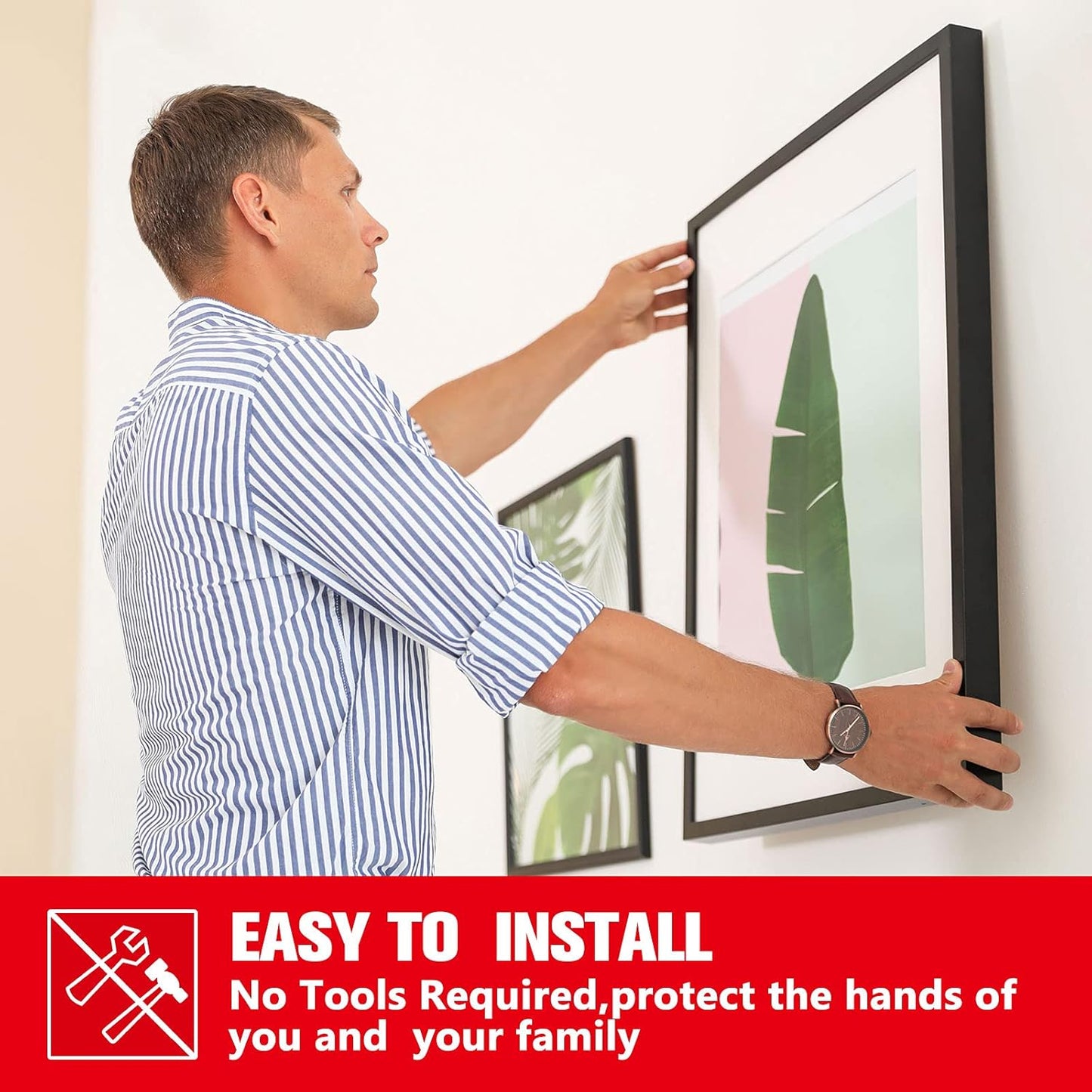 Double Sided Tape Heavy Duty, Waterproof Mounting Foam Tape, 33ft Length, 0.4in Width, Strong Adhesive Tape for LED Strip Lights, Automotive, Home, Office Decor, Outdoor, Made of 3M VHB Tape