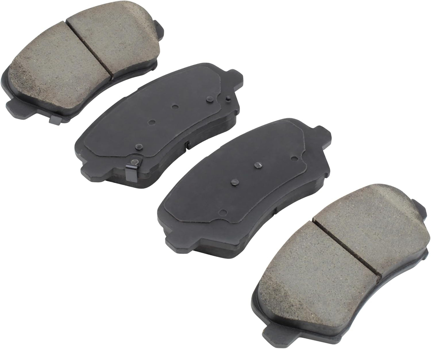 Premium Ceramic Front Brake Pads (1001-1828C) Compatible with Hyundai Elantra GT 2017-2017, Hyundai Veloster 2016-2021, Kia Forte 2017-2018, Kia Forte5 2017-2018