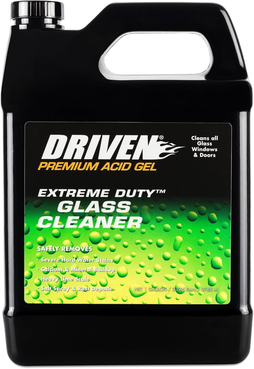 DRIVEN Extreme Duty Glass Cleaner (Glass Cleaner - 1 Gallon)