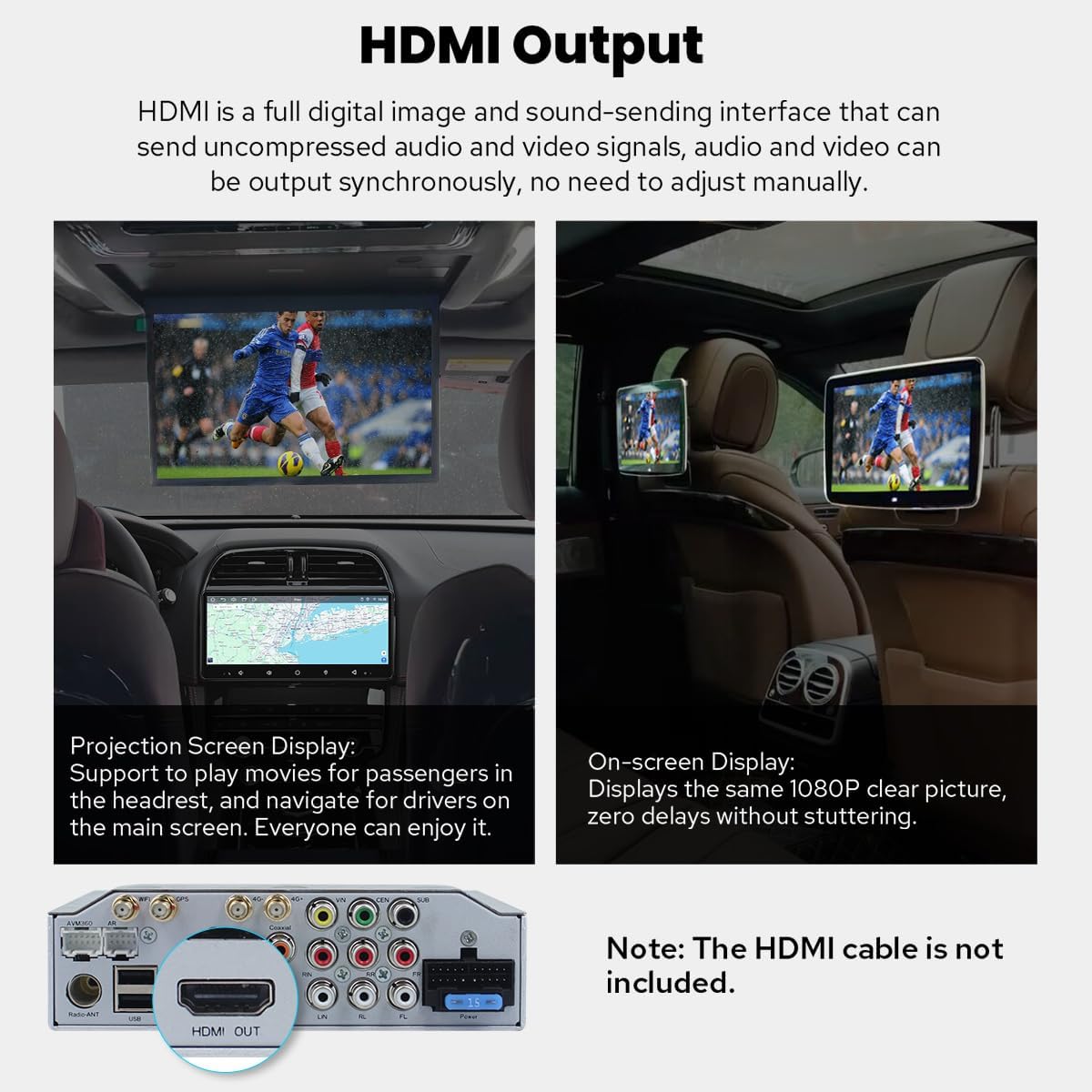 Joying 8.9" Single Din Touchscreen Radio Android 13 Head Unit with Carplay and Android Auto 8GB+128GB Detachable Car Stereo with Bluetooth, AM/FM, Subwoofer Output, GPS(JY-HTS01N8)