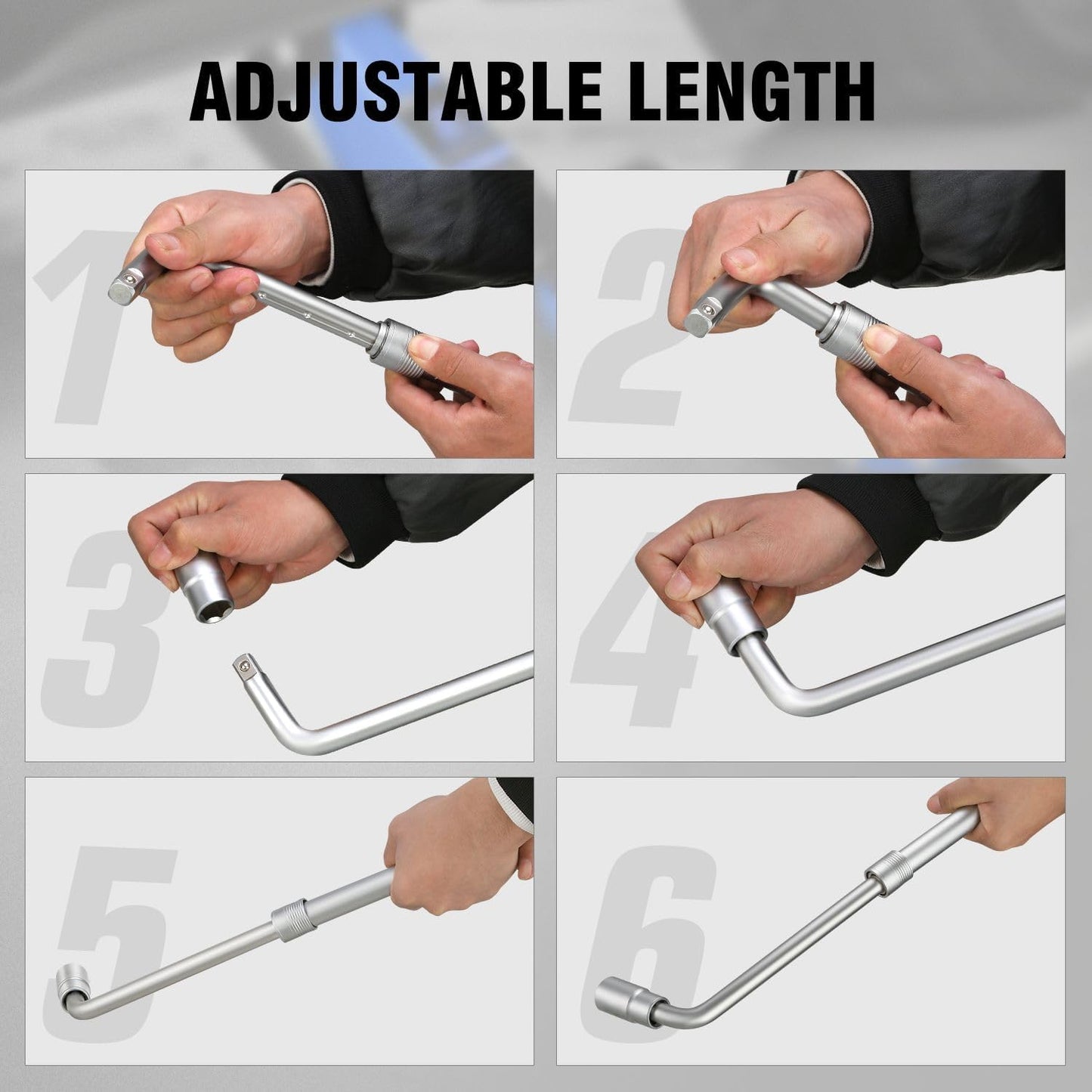 DNA MOTORING Floor Jack with Socket and Lock, Low Profile Hydraulic Trolley Jack for Cars Lift, 2 Ton (4000 lbs) Capacity, Lifting Range 5.12"-13", Blue, TOOLS-00677-BL