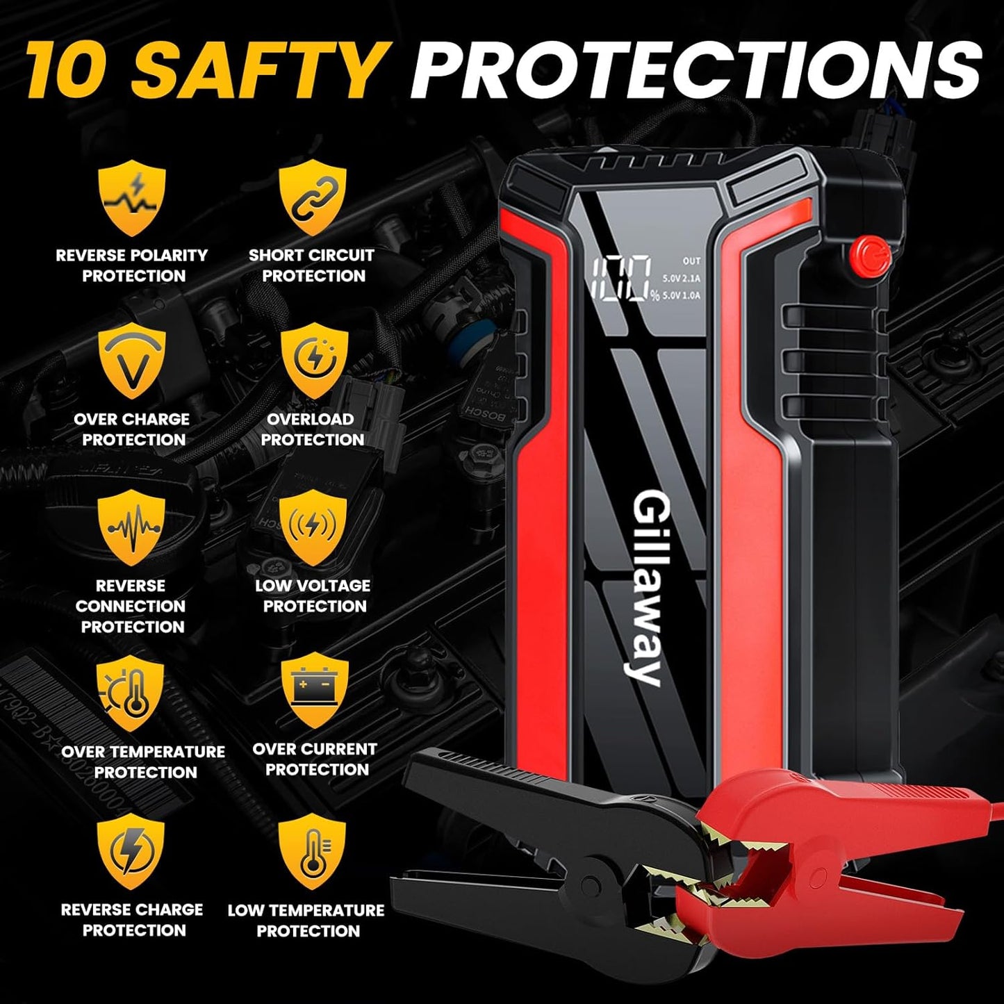 Q16B Jump Starter and air Pump (016-3)