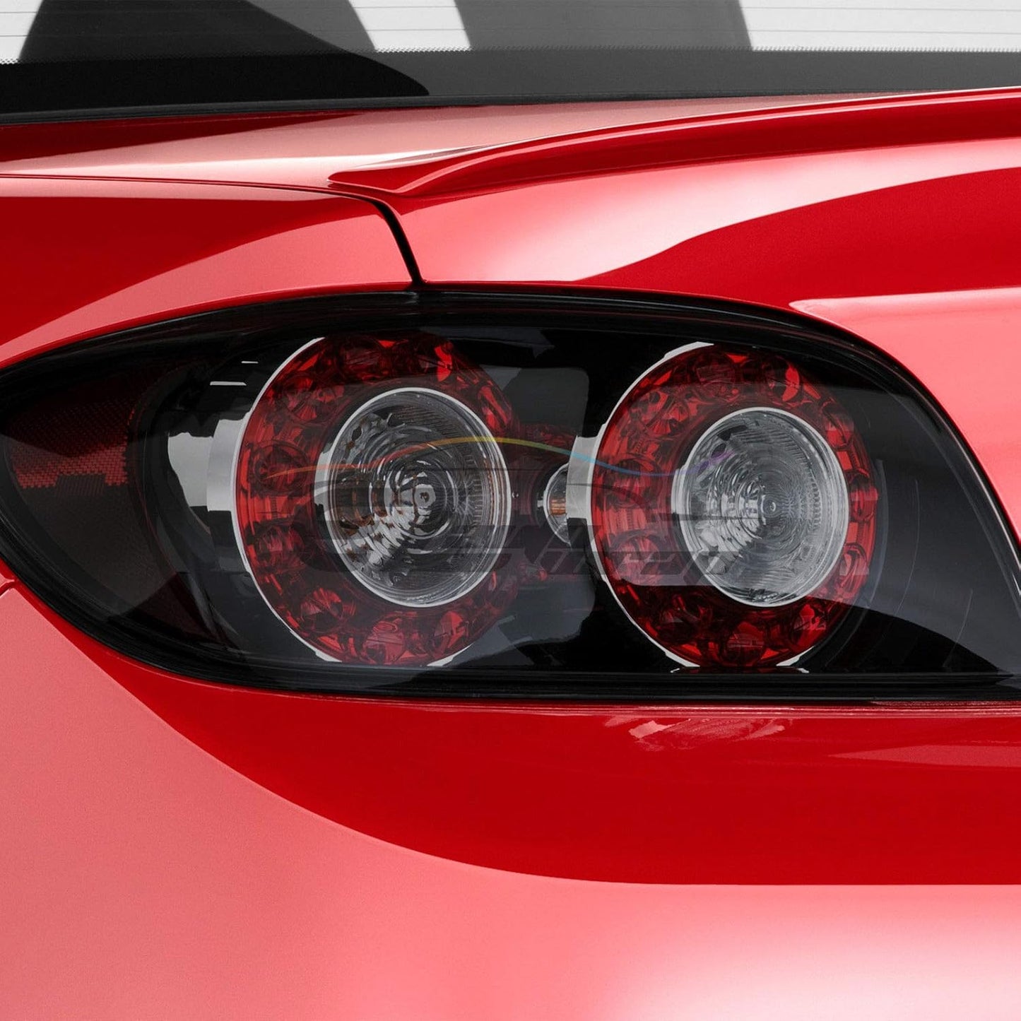 EZAUTO WRAP Free Tool Kit 12"x360" (1FT x 30FT) Glossy Medium Black Smoke Headlight Taillight Fog Light Side Marker Vinyl Tint Film Self Adhesive