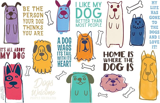 Tervis Dog Sayings Made in USA Double Walled Insulated Tumbler Travel Cup Keeps Drinks Cold & Hot, 16oz, Classic