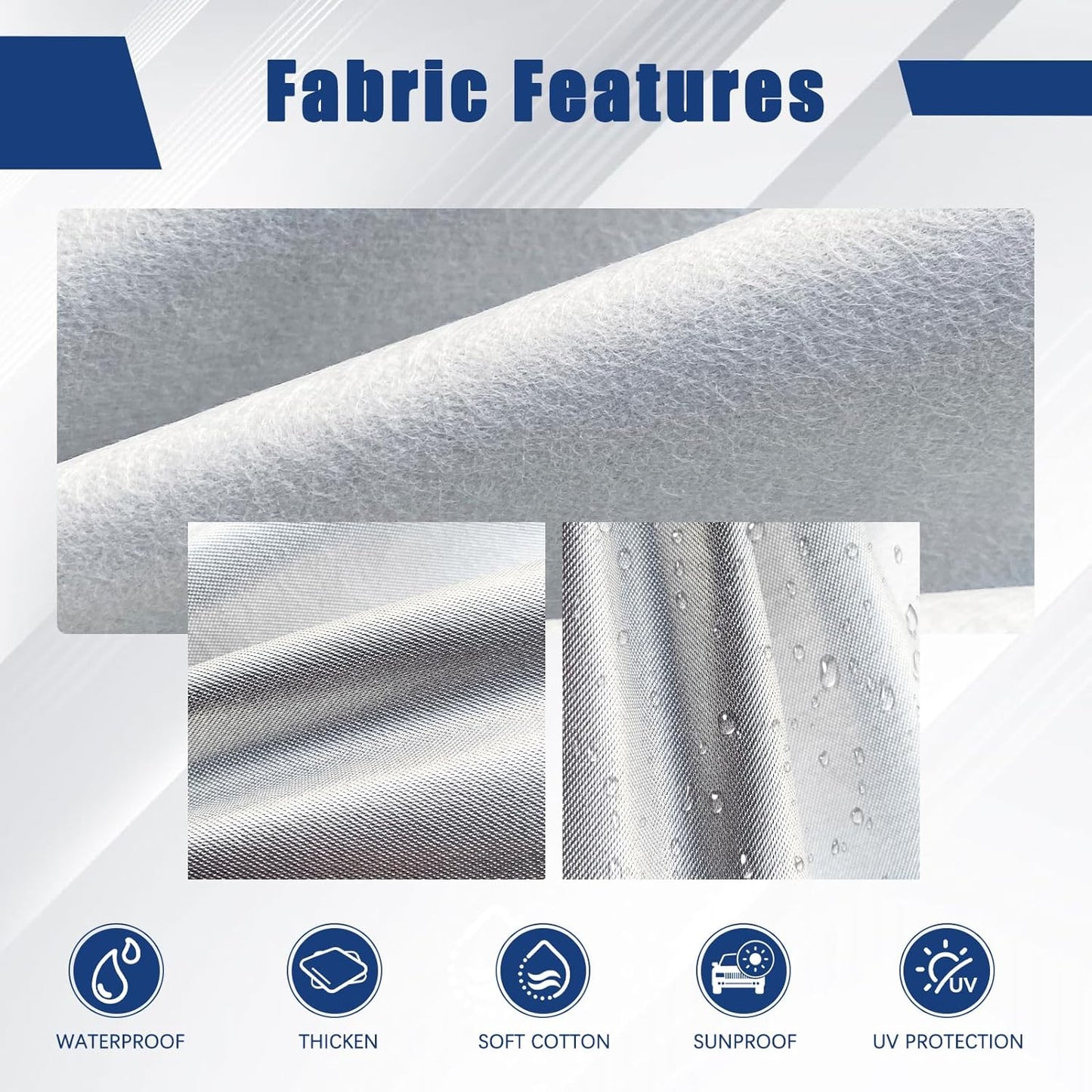 Kayme 6 Layers SUV Car Cover Custom Fit for Nissan Kicks (2017-2025) Waterproof All Weather for Automobiles, Outdoor Full Cover Rain Sun UV Protection.Silver