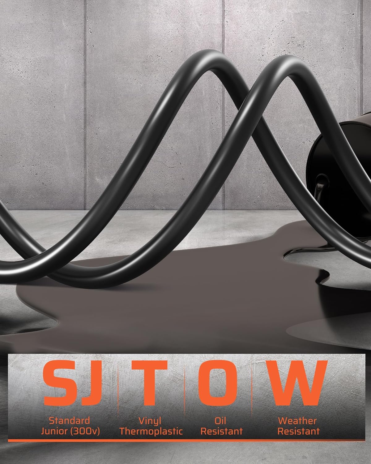 DEWENWILS Retractable Extension Cord Reel, 75 FT Heavy Duty Power Cord, 14/3C SJTOW, Lighted Triple Tap Outlets, 10A Circuit Breaker, Wall/Ceiling Mounted for Garage, Workshop, UL Listed