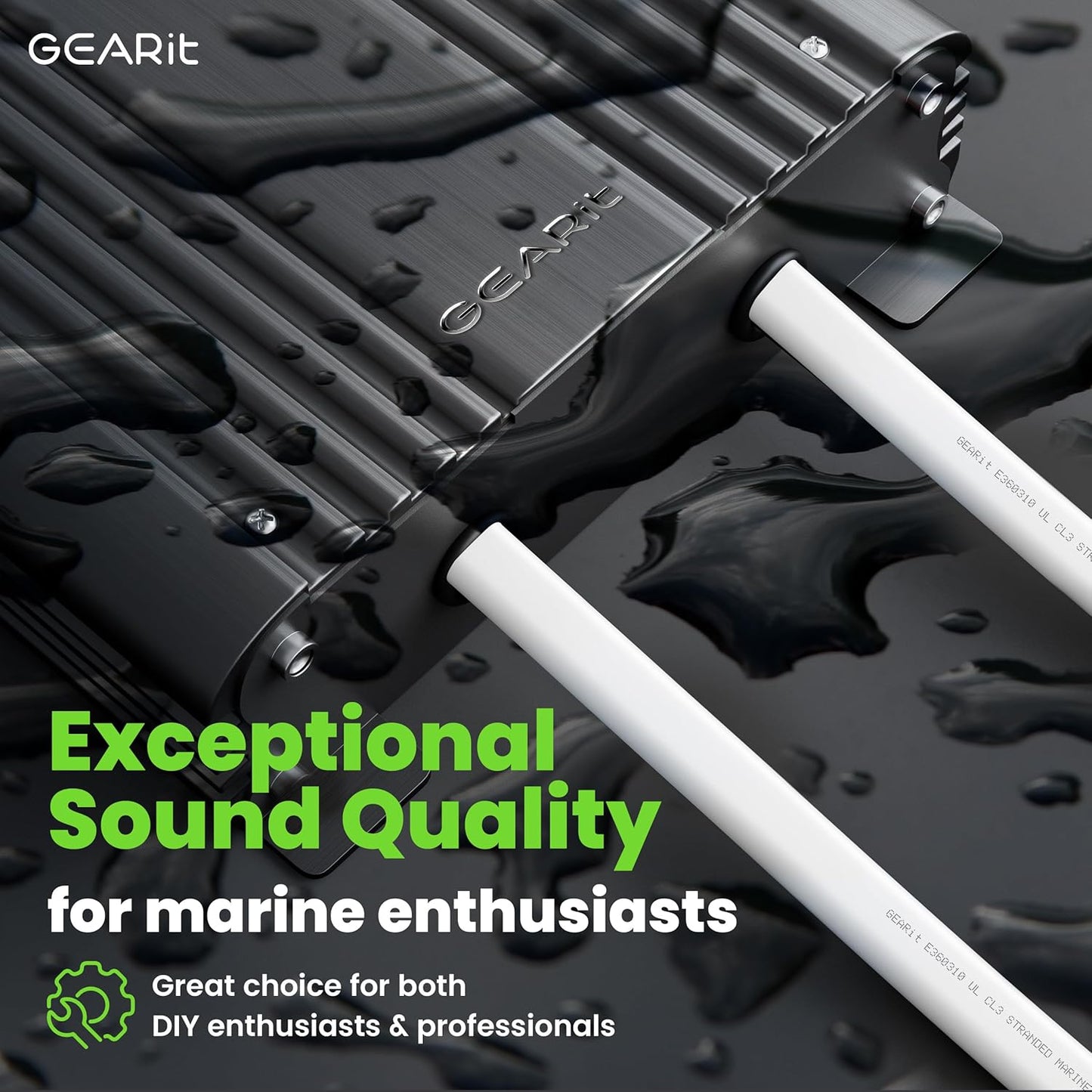 GEARit 6 Gauge Marine Wire, 6/2 AWG (50ft) Marine Grade Tinned Copper Oxygen Free, Duplex 2-Conductor Insulated Red & Black Electrical Cable for Boat, Automotive, RV, Camper, Trailer