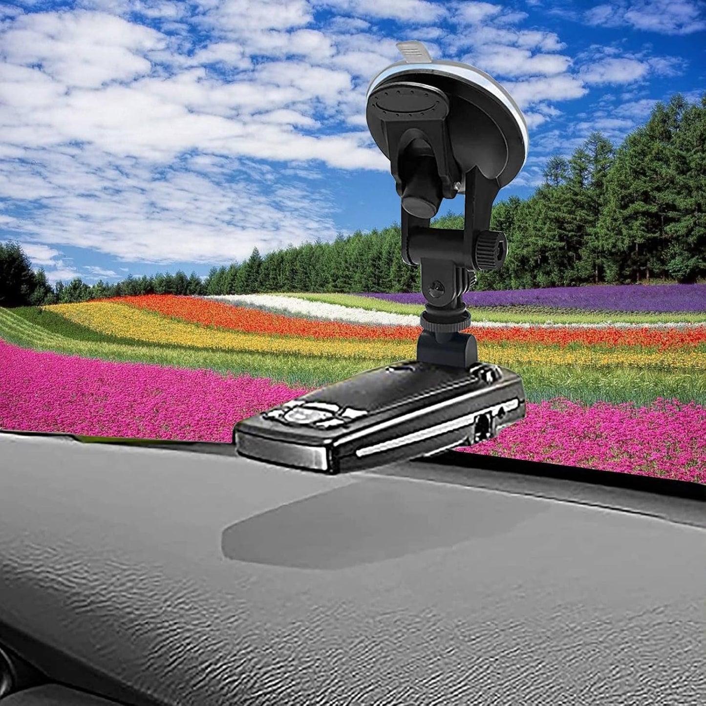 EZ Mag Suction Mount, Strong Suction Mount for Escort IX, IXC, Max 3, Redline EX Beltronics Cobra DualPro GT 360 Radar Detector Black EZ Magnetic Mount-Upgraded Version