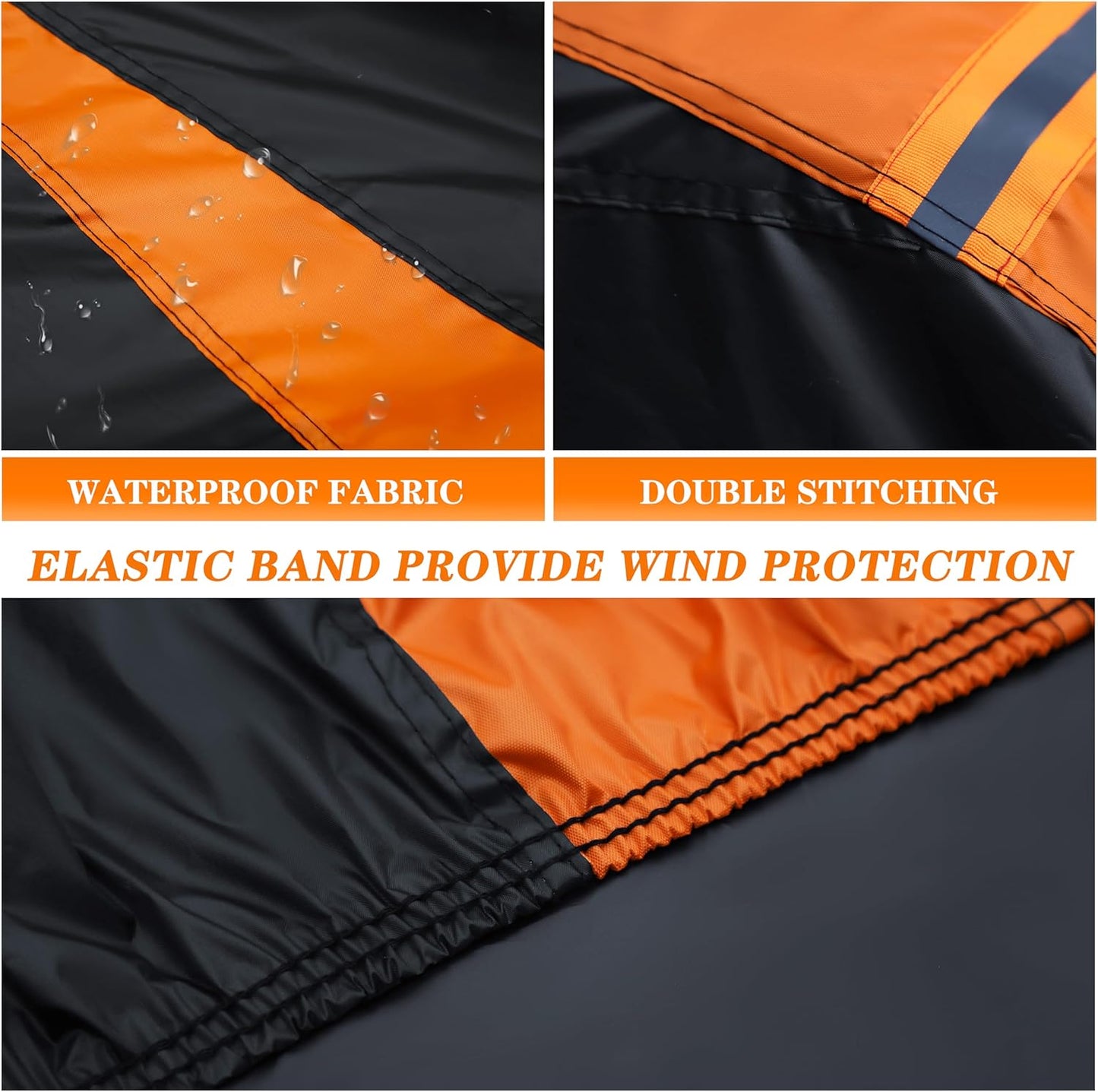 Heavy Duty Waterproof Car Cover for RAM 1500/2500/3500,Chevrolet Silverado etc. Trucks All Weather, UV Resistant, Dustproof, and Snowproof. Fit Truck Length Up to 242 inch