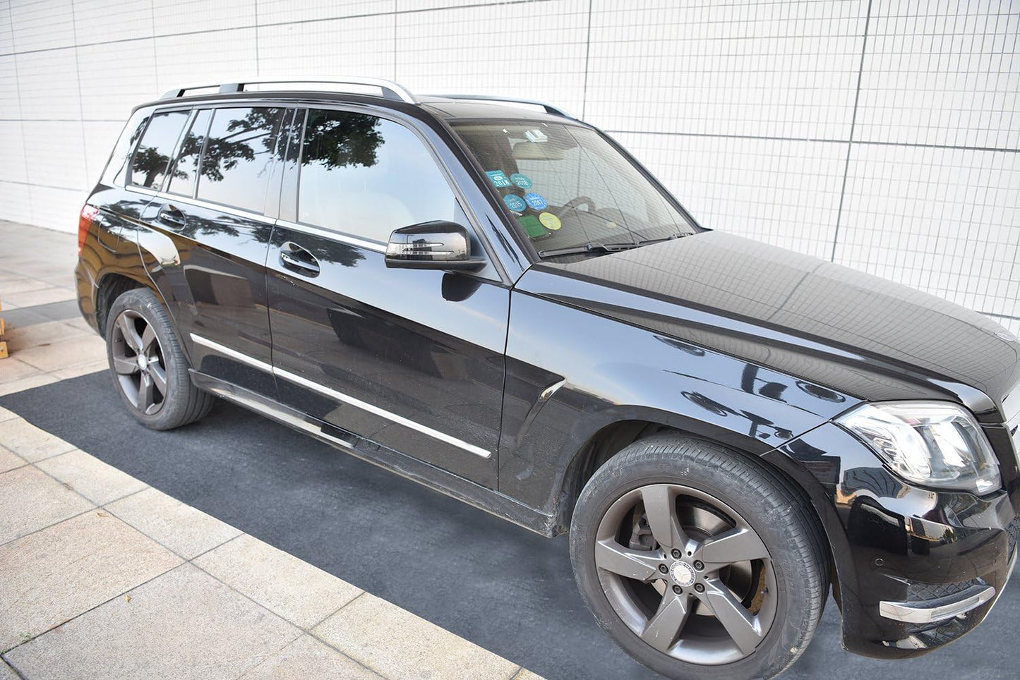 Garage Floor Mat,Absorbent Fabric,Anti-slip and Waterproof Backing,Washable,Garage and Shop Parking Mats(16.7 Feet x 6.7 Feet)