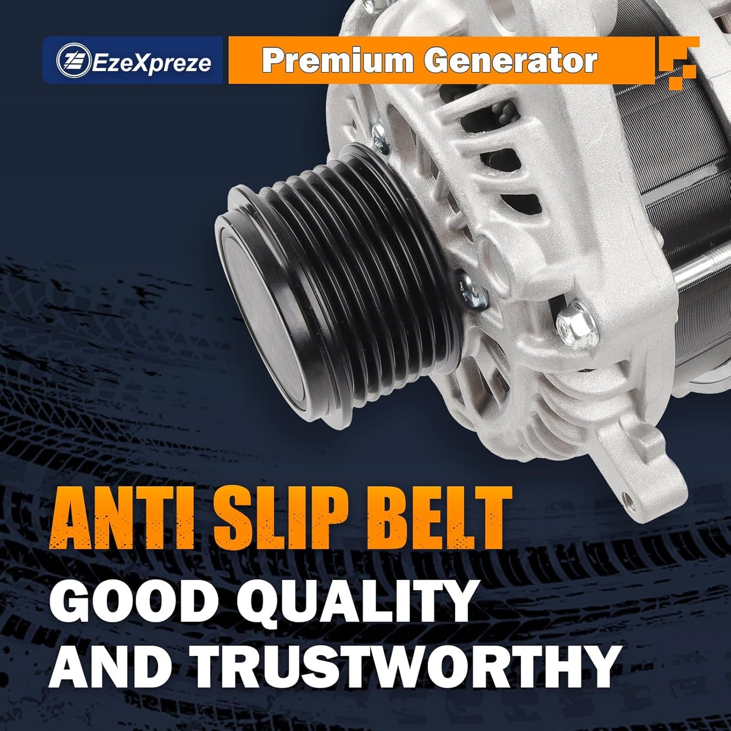 EZEXPREZE Alternator for Honda Accord 2.4L 2013 2014 2015 2016 2017 Automatic CVT Transmission, 31100-5A2-A02, 31100-5A2-A02RM, AHGA88, 14489, 11999, A5TL0581ZC