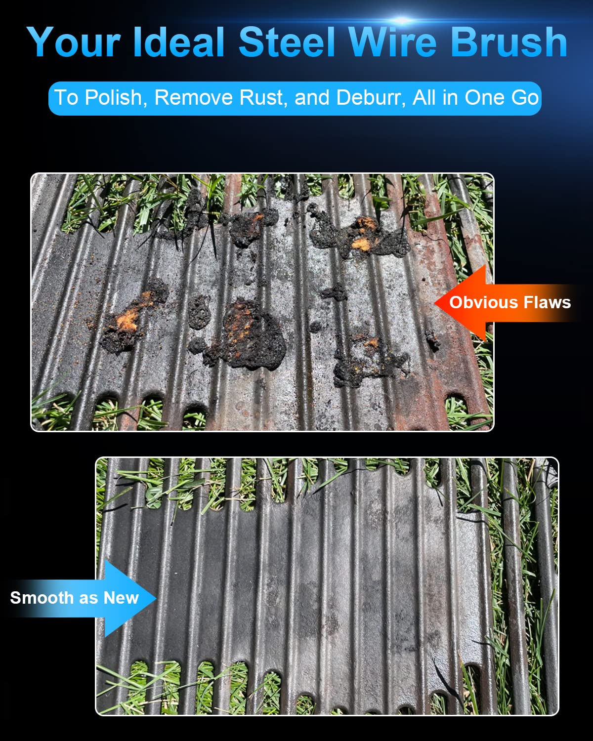 15 Pack Carbon Steel Wire Wheel Brush, Rocaris Cup Brush, Wheel Brush, Pen Brush Set with 1/4-Inch Hex Shank for Rust Removal, Corrosion and Scrub Surfaces