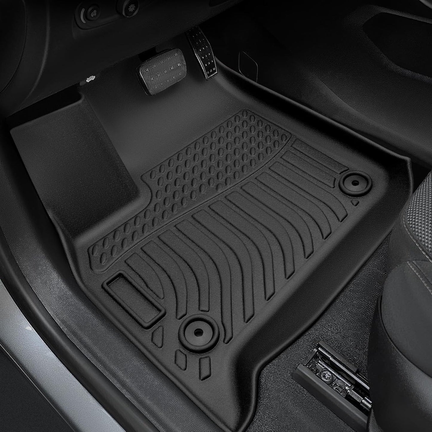 for 2018-2023 Chevy Traverse Floor Mats & Cargo Liner only for 7 Seats, for 2018 2019 2020 2021 2022 2023 Chevy Traverse Accessories All Weather Bucket Seats (Fit 2024 Traverse Limited)