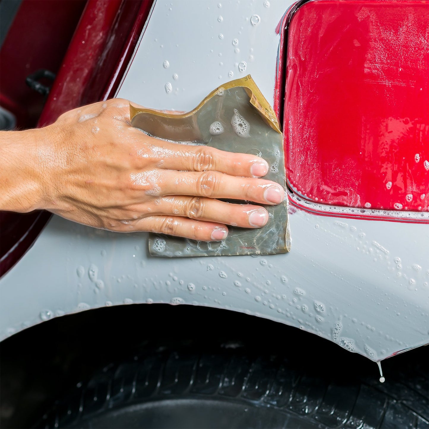 Dura-Gold Premium 500 Grit Wet or Dry Sandpaper Sheets, 5-1/2" x 9", Box of 25 - Car Color Sanding, Detailing, Polishing Automotive, Woodworking Wood Furniture, Metal Finishing, Hand Sand Block Sander