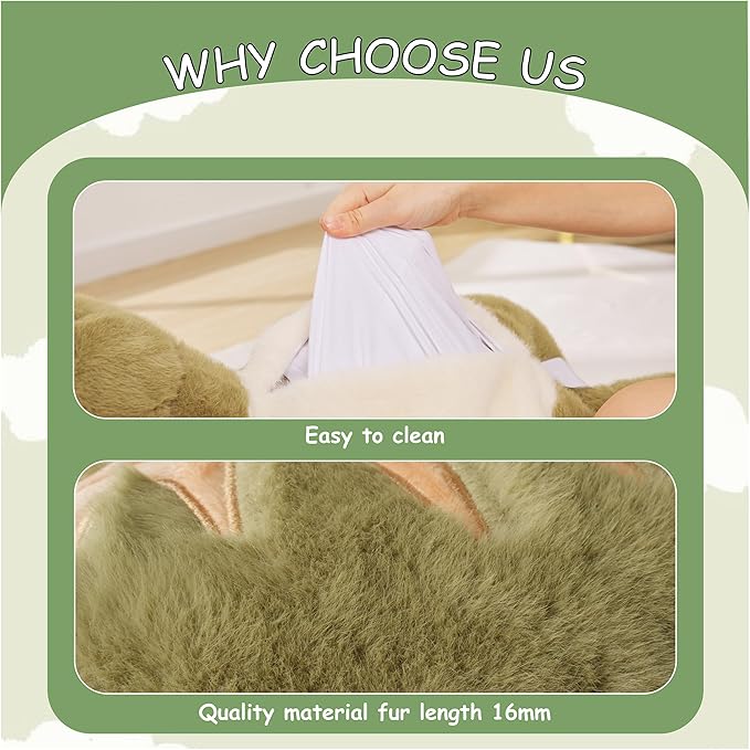 Weighted Stuffed Animals Dinosaur - 22.8" Cute Toy Pillow Plushie Gifts for Kids Boys Girls & Adults, 3 lbs Ultra-Soft Washable Green Dino Plush Pillowfort