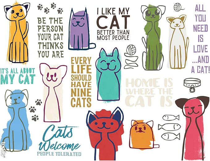 Tervis Cat Sayings Made in USA Double Walled Insulated Tumbler Travel Cup Keeps Drinks Cold & Hot, 24oz, Classic