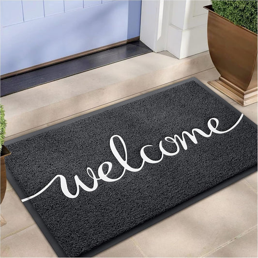 EARTHALL Funny Welcome Mats, Front Door Mat for Outside Entry, Doormat Outdoor/Indoor Entrance, Rugs Entryway Indoor, Outdoor Home Porch Decor 30"x17.5"