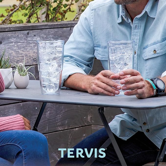 Tervis My Kids Have Paws Tumbler with Wrap and Brown Lid 24oz, Clear